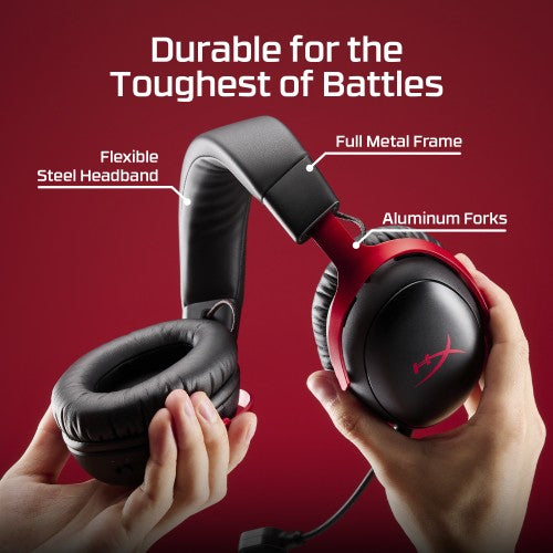 HyperX Cloud III S - Wireless Gaming Headset (White)