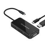 Simplecom DA451 laptop dock/port replicator Wired USB Type-C Black