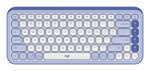 Logitech POP Icon Keys keyboard Universal Bluetooth QWERTY English Lilac, White