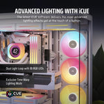 Corsair iCUE LINK LX140-R RGB Computer case Fan 14 cm White 2 pc(s)