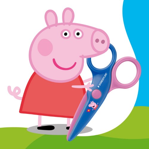 Staedtler 965 40BKL1 stationery/craft scissors Art & Craft scissors Straight cut Blue, Pink
