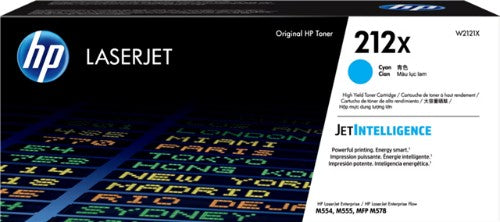 HP 212X High Yield Cyan Original LaserJet Toner Cartridge