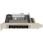 StarTech.com Quad Port 10G SFP+ Network Card - Intel XL710 Open SFP+ Converged Adapter - PCIe 10 Gigabit Ethernet Server NIC - 10GbE Fiber Optic LAN Card - Dell PowerEdge HPE ProLiant