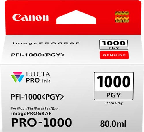 Canon PFI-1000PGY Photo Grey Ink Cartridge