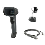 Zebra 1D/2D/OCR, 340 mA, IP52, Array Imager, Black, USB cable kit with Stand