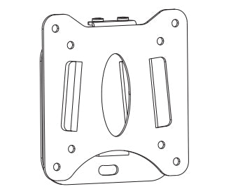Atdec AD-30100-WF monitor mount / stand Black