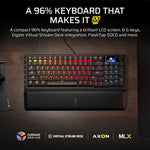 Corsair VANGUARD 96 keyboard Gaming USB QWERTY US English Black
