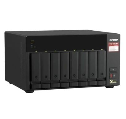 QNAP TS-873A NAS Tower Ryzen Embedded V1500B 8 GB DDR4 0 TB QNAP Turbo System Black