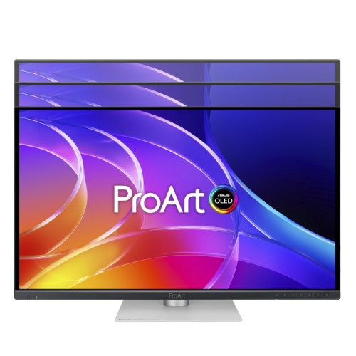 ASUS ProArt OLED PA279CDV computer monitor 67.3 cm (26.5") 3840 x 2160 pixels 4K Ultra HD QD-OLED Black, Silver