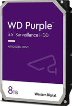 Western Digital Blue Purple internal hard drive 8 TB 5400 RPM 256 MB 3.5" Serial ATA III