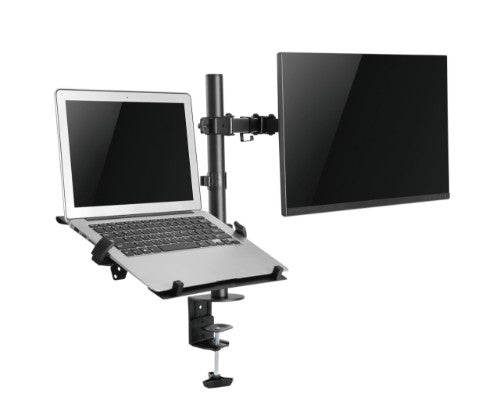 Brateck LDT12-C1M2KN notebook stand Notebook & monitor arm Black