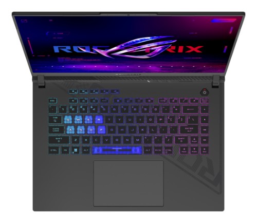 ASUS ROG Strix G16 G614PR-RV107W AMD Ryzen™ 9 8940HX Laptop 40.6 cm (16") Full HD+ 16 GB DDR5-SDRAM 512 GB SSD NVIDIA GeForce RTX 5070 Ti Wi-Fi 6E (802.11ax) Windows 11 Home Grey