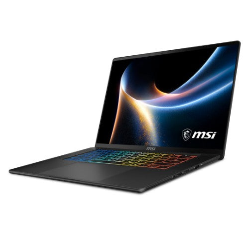 MSI Stealth 16 AI+ B3WH-018AU Copilot+ PC Intel Core Ultra 9 386H Laptop 40.6 cm (16") Quad HD+ 32 GB DDR5-SDRAM 1 TB SSD NVIDIA® GeForce RTX™ 5070 Ti Laptop GPU Wi-Fi 7 (802.11be) Windows 11 Pro Black