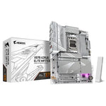 GIGABYTE X870 AORUS ELITE WIFI7 ICE Motherboard - Supports AMD Ryzen 9000 CPUs, 16+2+2 Phases Digital VRM, up to 8200MHz DDR5 (OC), 3xPCIe 5.0 + 1xPCIe 4.0, Wi-Fi 7, 2.5GbE LAN, USB 4