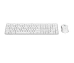 Logitech Signature Slim Combo MK950 keyboard Mouse included Office RF Wireless + Bluetooth QWERTY English White