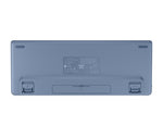 Logitech 920-011221 keyboard Office RF Wireless + Bluetooth QWERTY English Blue, Grey