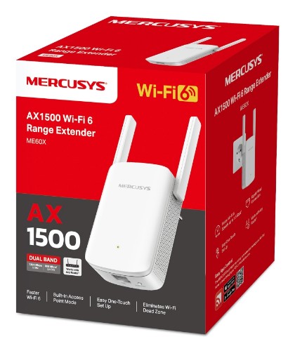 Mercusys AX1500 Wi-Fi 6 Range Extender