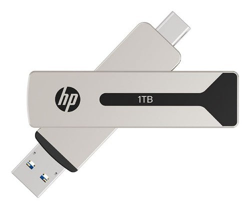HP 911 Pro USB flash drive 1 TB USB Type-A / USB Type-C 3.2 Gen 2 (3.1 Gen 2) Silver