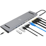 Comsol CMMP12 laptop dock/port replicator Wired USB 3.2 Gen 1 (3.1 Gen 1) Type-C Silver