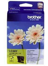 Brother LC-39Y ink cartridge 1 pc(s) Original Standard Yield Yellow
