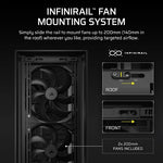 Corsair FRAME 5000D WOOD RS Midi Tower Black, Walnut