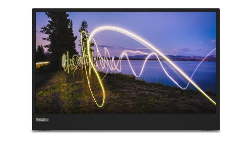 Lenovo ThinkVision M15 Full HD Display IPS Monitor, 15.6-Inch Size, Black