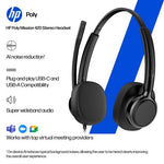HP Poly Mission 415 Monaural USB Wired Headset