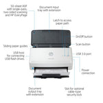 HP ScanJet Pro 3000 s4 Sheet-fed scanner 600 x 600 DPI A4 Black, White