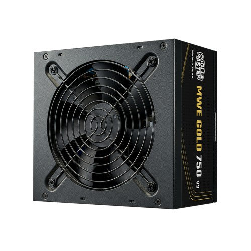 Cooler Master MWE Gold V3 ATX 3.1 Non-Modular Series power supply unit 750 W 24-pin ATX Black