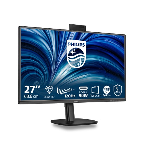 Philips 3000 series 27B2U3601H computer monitor 68.6 cm (27") 2560 x 1440 pixels Quad HD LCD Black