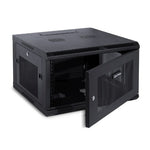 CyberPower CR6U61001 rack cabinet 6U Wall mounted rack Black