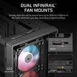 Corsair FRAME 4000D LCD RS ARGB Midi Tower Black