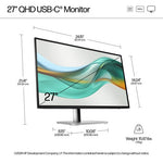 HP Series 5 Pro 27 inch QHD USB-C Monitor - 527pu