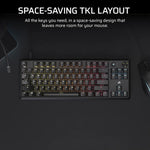 Corsair K70 CORE TKL keyboard Gaming USB Black
