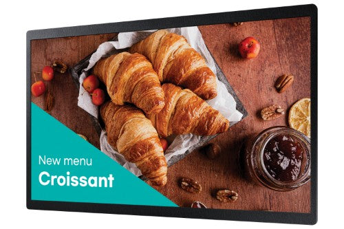 Samsung LH24QBCEBGCXXY Signage Display Digital signage flat panel 61 cm (24") LED Wi-Fi 250 cd/m² Full HD Black Built-in processor Tizen 16/7