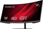 Viewsonic VG3419C-2 computer monitor 86.4 cm (34") 3440 x 1440 pixels UltraWide Quad HD LED Black