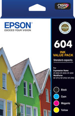 Epson 604 ink cartridge 4 pc(s) Original Standard Yield Black, Cyan, Magenta, Yellow