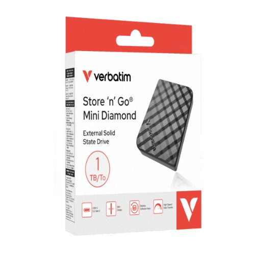 Verbatim Store 'n' Go Mini Diamond USB-C 512GB Black