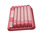Logitech 920-010579 keyboard Universal Bluetooth English Burgundy, Pink, Rose