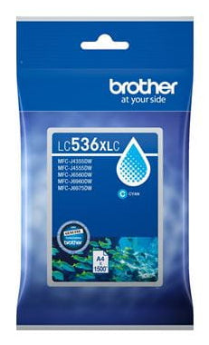 Brother LC536XLC ink cartridge 1 pc(s) Original High (XL) Yield Cyan