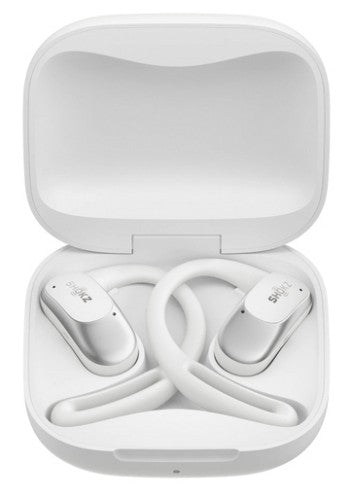 SHOKZ OpenFit Air, weiss Headset Wireless Ear-hook Calls/Music/Sport/Everyday Bluetooth White