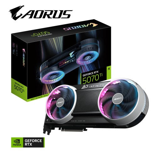 GIGABYTE AORUS GeForce RTX 5070 Ti INFINITY 16G Graphics Card