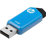 HP v150w USB flash drive 32 GB USB Type-A 2.0 Black, Blue