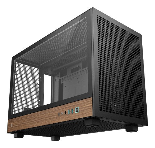 DeepCool CH260 WOOD Micro Tower Black, Wood