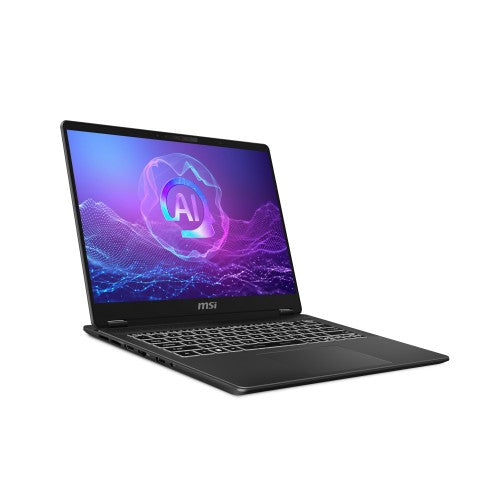 MSI Prestige 14 AI+ Evo C2VMG-047AU Copilot+ PC Intel Core Ultra 5 226V Laptop 35.6 cm (14") Full HD+ 16 GB LPDDR5x-SDRAM 512 GB SSD Wi-Fi 7 (802.11be) Windows 11 Pro Grey