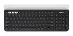 Logitech 920-008028 keyboard Universal RF Wireless + Bluetooth English White