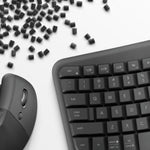 Logitech Wave Keys and Lift Combo keyboard Mouse included Universal Bluetooth QWERTY US English Graphite