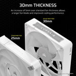 Corsair iCUE LINK RX140 MAX RGB Computer case Fan 14 cm White 1 pc(s)