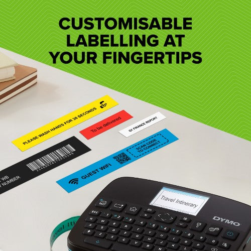 DYMO LabelManager Executive 640 CB Portable Label Printer Kit with Carry Case and 3 Label Cassettes | Compact QWERTY Label Maker | Bluetooth & USB Connectivity | Compatible with D1 Labels