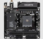 GIGABYTE A520I AC Motherboard - Supports AMD Ryzen 5000 Series AM4 CPUs, 6 Phases Digital VRM, up to 5300MHz DDR4 (OC), 1xPCIe 3.0 M.2, WIFI, GbE LAN, USB 3.2 Gen1